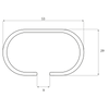 Dachträger G3 Clop infinity alu 77 cm - 115 cm