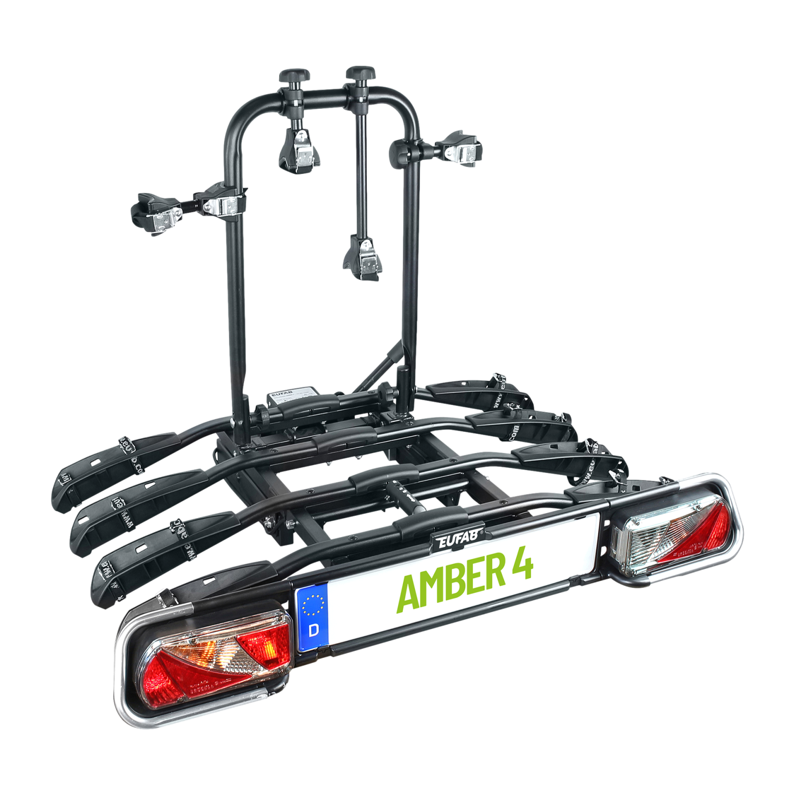 EUFAB Amber IV Fahrradträger Anhängekupplung 4x 11556