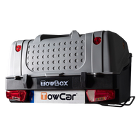 Transportbox für Anhängerkupplung TowBox V1 grau