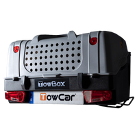 Transportbox für Anhängerkupplung TowBox V1 Dog grau