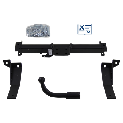 GDW Anhängerkupplung starr inkl. TowTec E-Satz 13polig universal