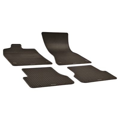 Gummi-Fußmatten schwarz für AUDI A6 C7 Bj 11.10-09.18