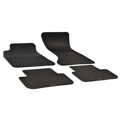 Gummi-Fußmatten schwarz für AUDI A4 B8 Bj 11.07-12.15
