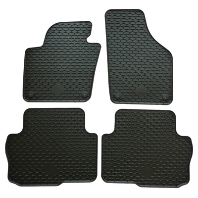 Gummi-Fußmatten schwarz für SEAT ALHAMBRA Bj 06.10-12.22