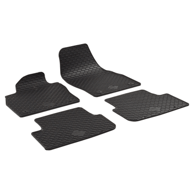 Gummi-Fußmatten schwarz für SEAT ARONA Bj 07.17-04.21