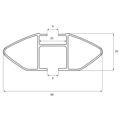 Dachträger G3 Clop airflow 110 cm