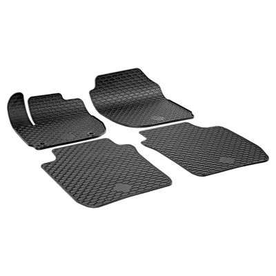 Gummi-Fußmatten schwarz für HONDA JAZZ V Bj 02.20
