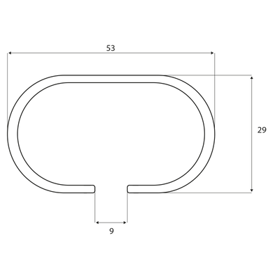 Dachträger G3 Clop infinity alu 77 cm - 115 cm