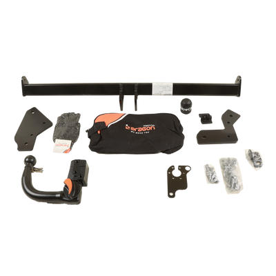 TowCar Anhängerkupplung abnehmbar inkl. TowTec E-Satz 13polig spezifisch